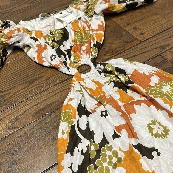 Faithfull the Brand Trinita Cutout Floral Maxi Dress - Picture 3 of 6